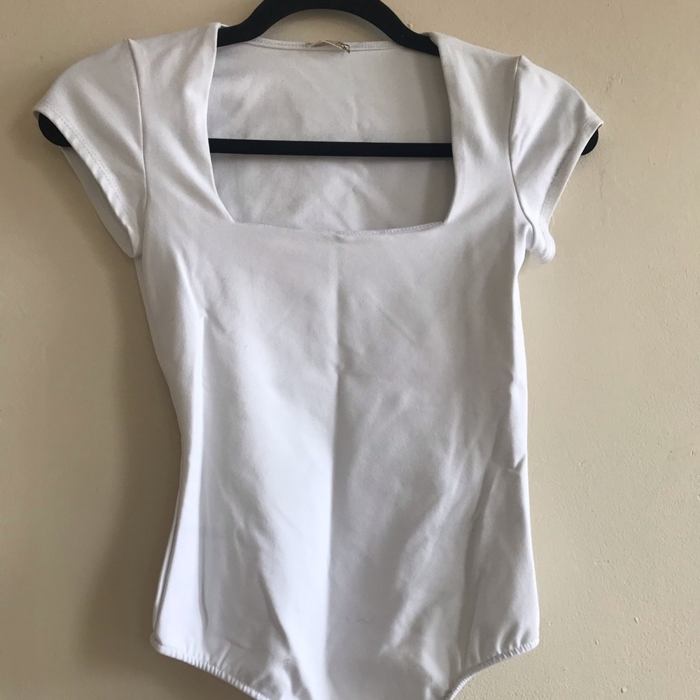 Free people square neck body suit